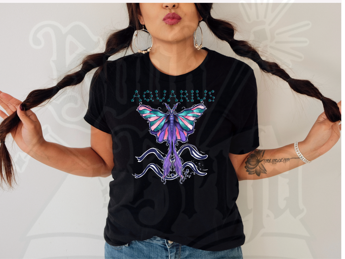 Aquarius Moth Tee
