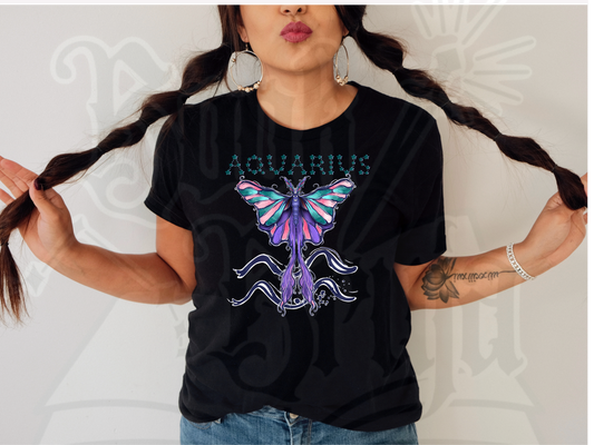 Aquarius Moth Tee