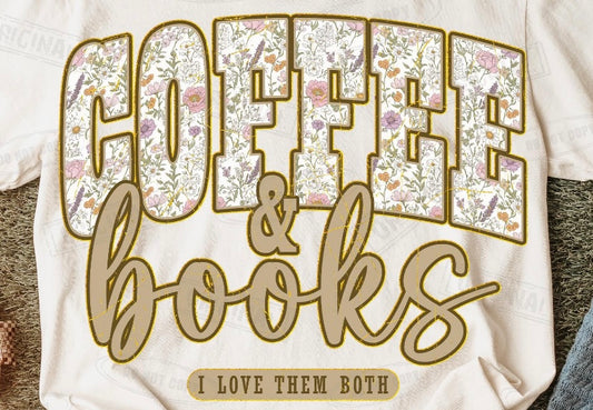 Coffee & Books Tee