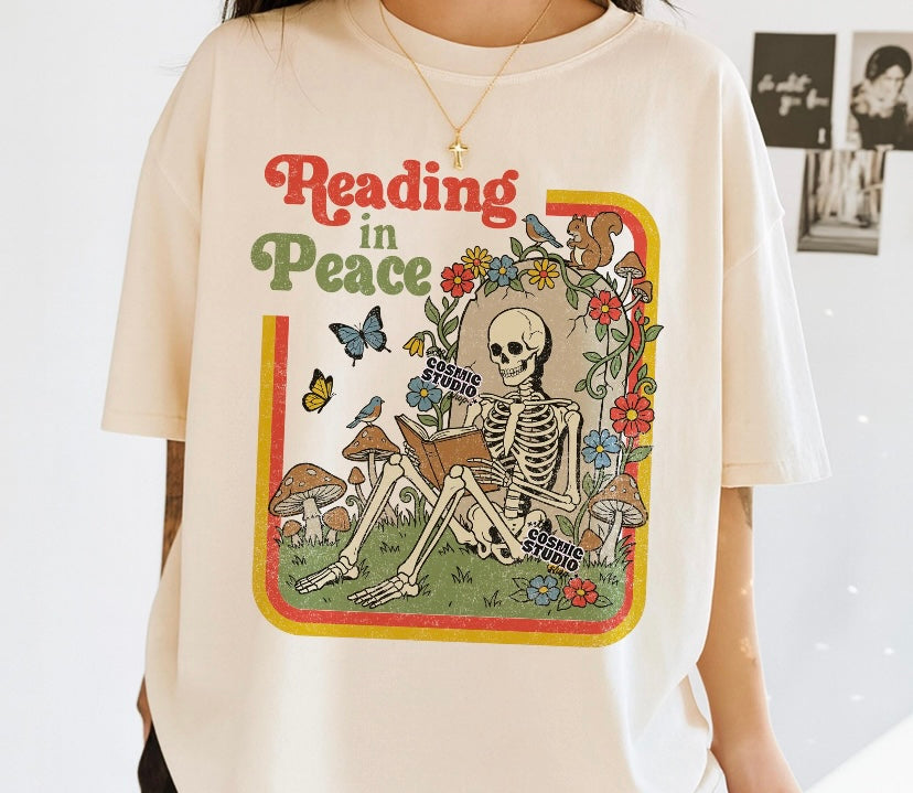 Reading in Peace Tee
