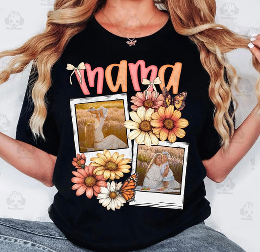 Custom Mama Polaroid Tee