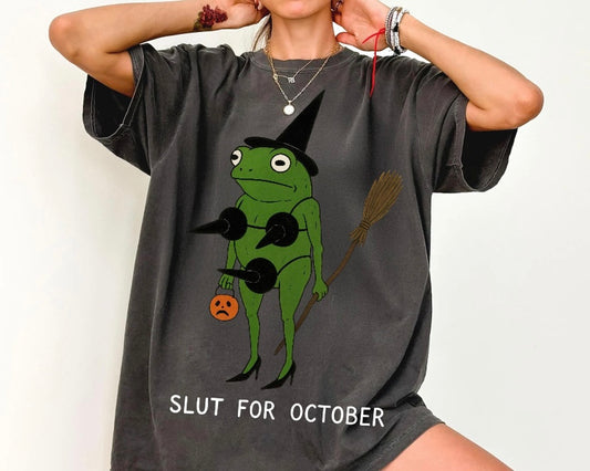 Slut for October Tee