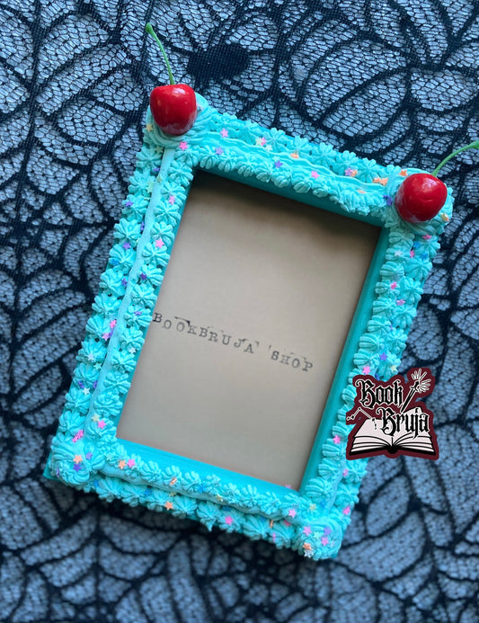 Mint Cherries On Top Frame